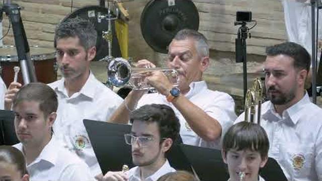 La Armónica de Buñol interpretando Jalupe de Luis Serrano Alarcón en el concierto Mano a Mano