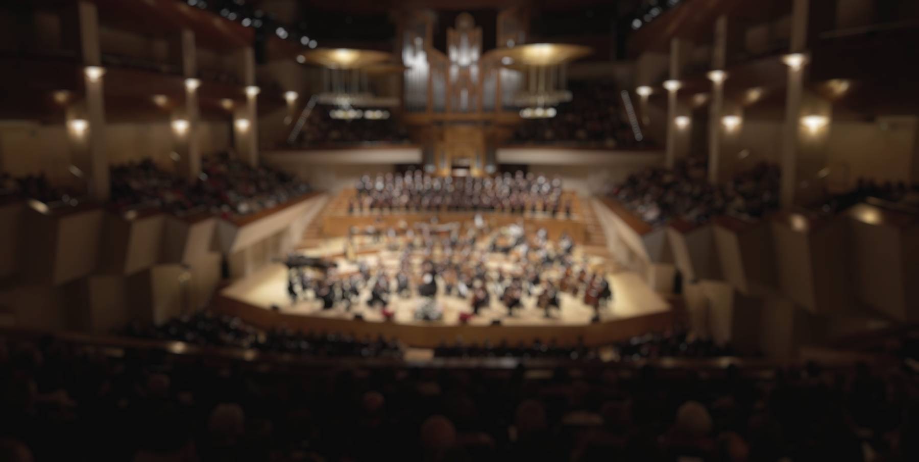 Concierto en un gran auditorio